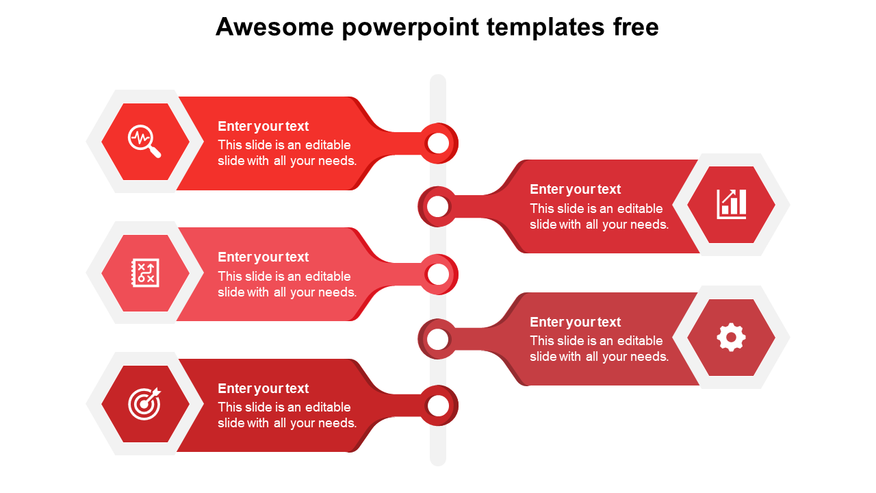 awesome powerpoint templates free-red